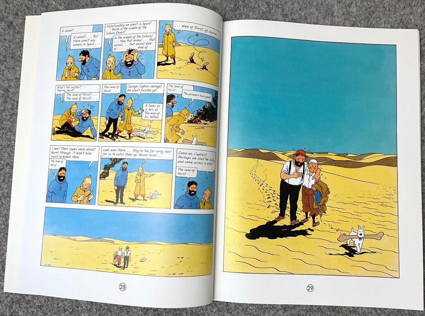 Crab with the Golden Claws - Tintin Farshore 2000s UK Edition Book Paperback Herge