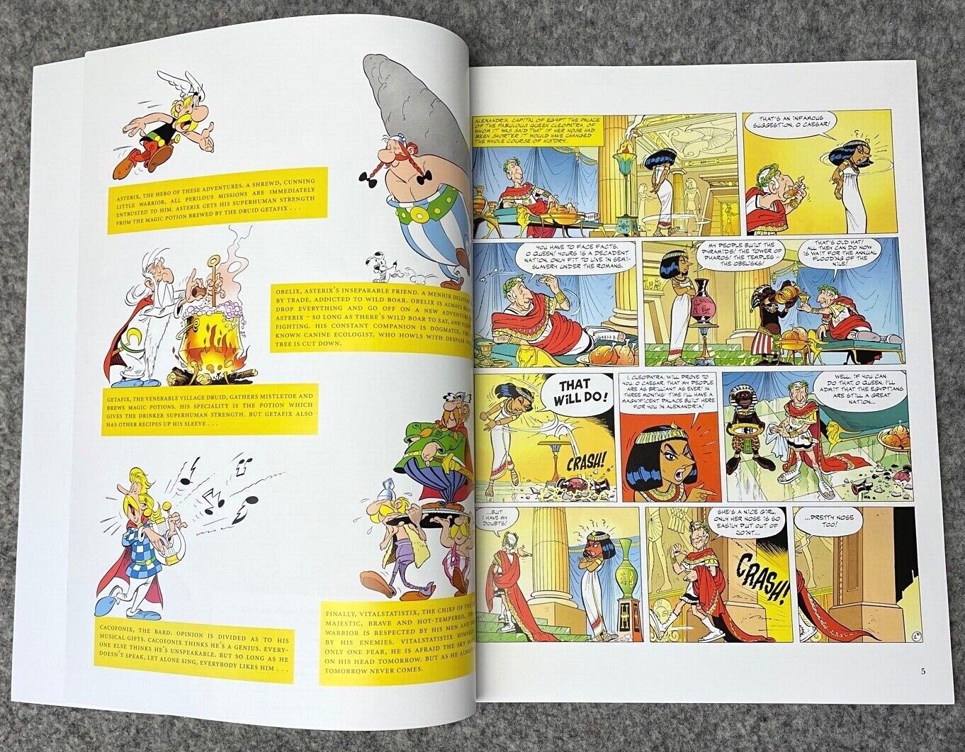 Asterix & Cleopatra - 2000s Orion/Sphere UK Edition Paperback Book EO Uderzo