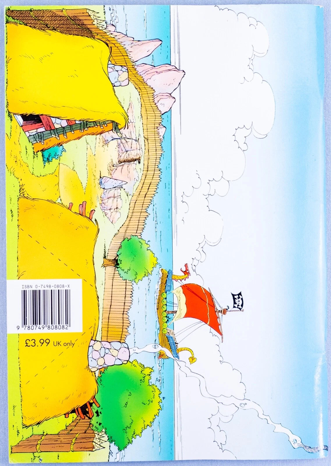 Asterix Game Book: Asterix Gauls Village Push out & Build Gocinny-Underzo 1992 UK Edition