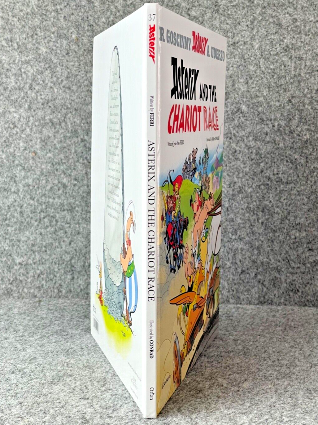 Asterix & Chariot Race - 2017 Orion 1st UK Edition Hardback Book EO Uderzo