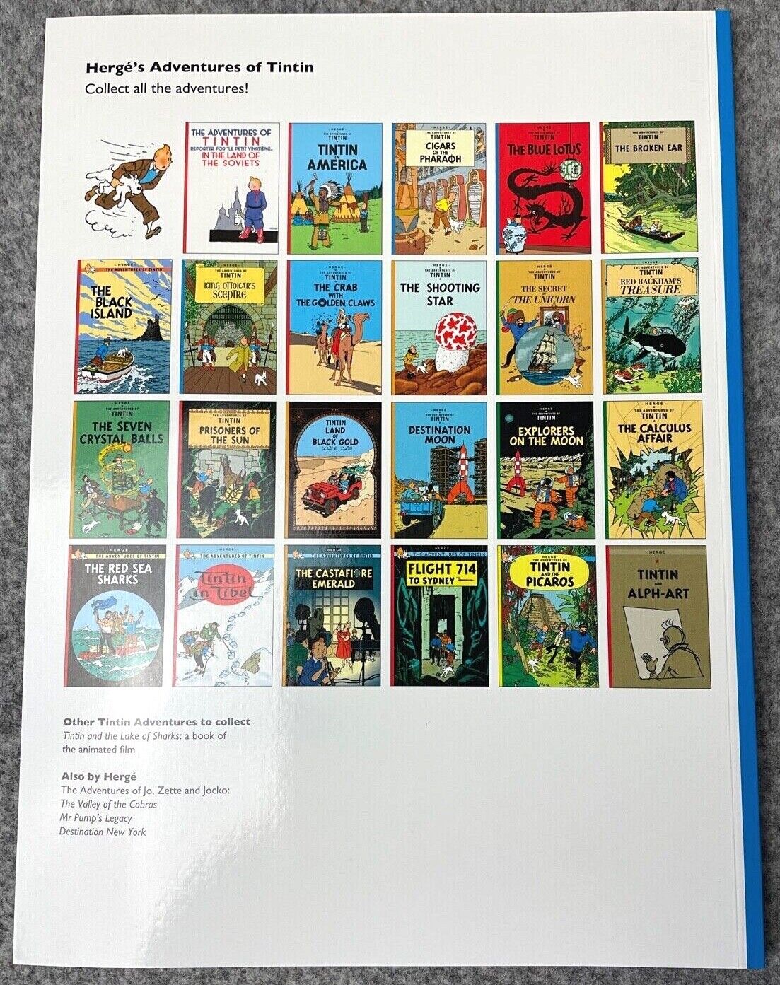 Cigars of the Pharaoh - Farshore 2000s UK Edition Tintin Book Paperback Herge