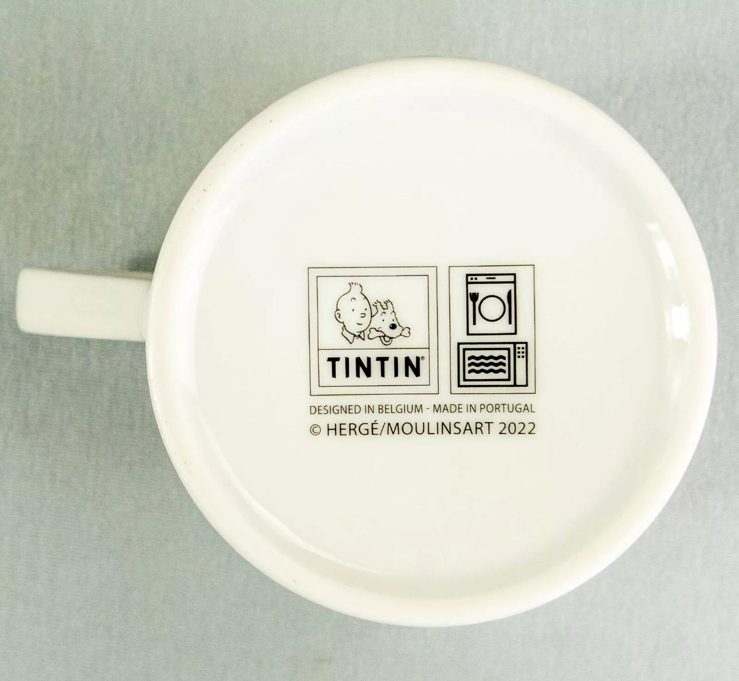 Moulinsart Tintin Calligraphy Character Mug: Professor Calculus green 2022