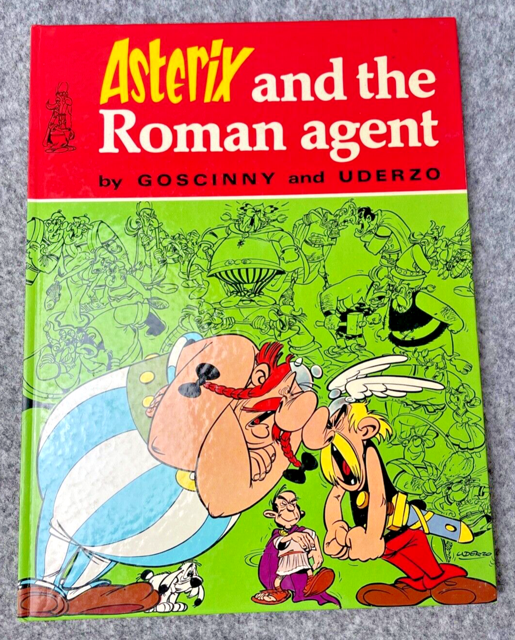 Asterix & Roman Agent: 1972 Brockhampton 1st UK Edition Hardback Book EO Uderzo