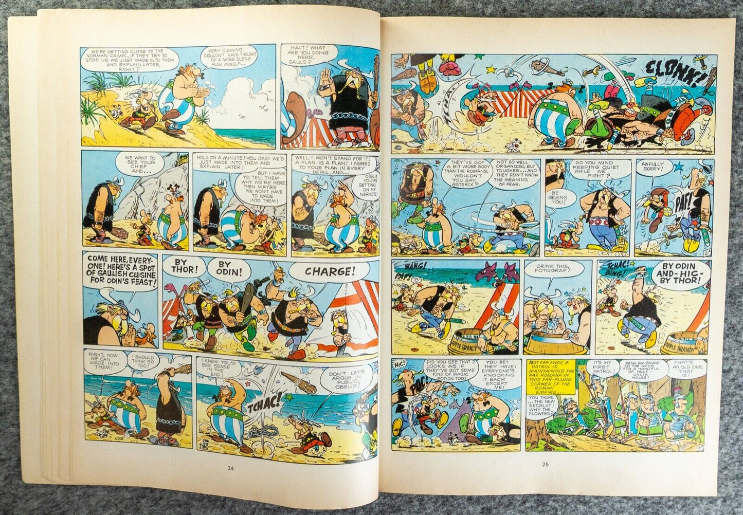 Asterix & the Normans - 1970/80s Hodder/Dargaud UK Edition Paperback Book Uderzo