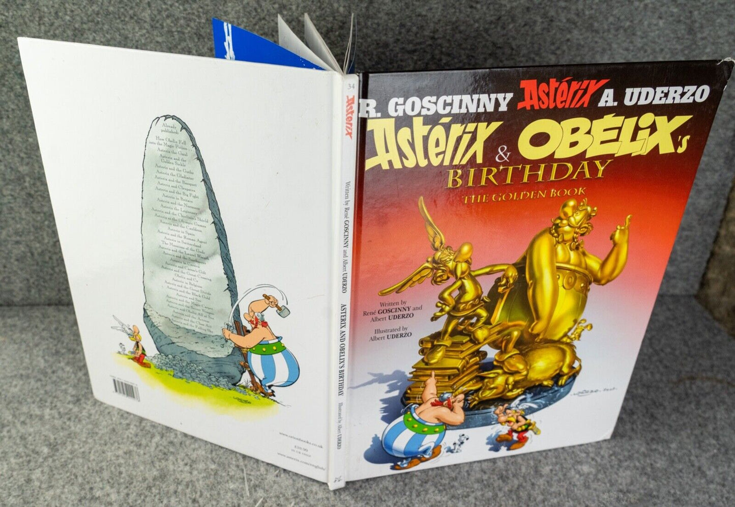 Obelix’s Birthday: 2009 Hodder 1st UK Edition Hardback Book EO Uderzo