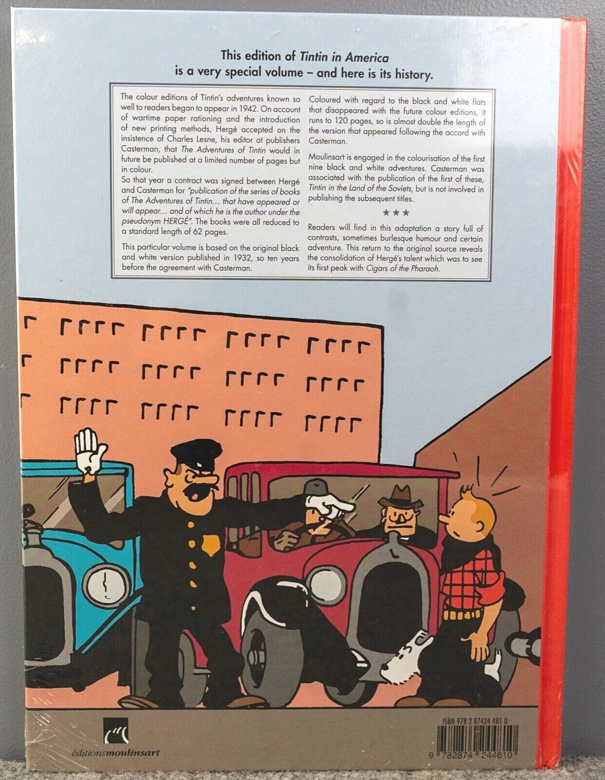 Tintin in America B&W Colorised Version 1 - 2020 HB by Editions Moulinsart