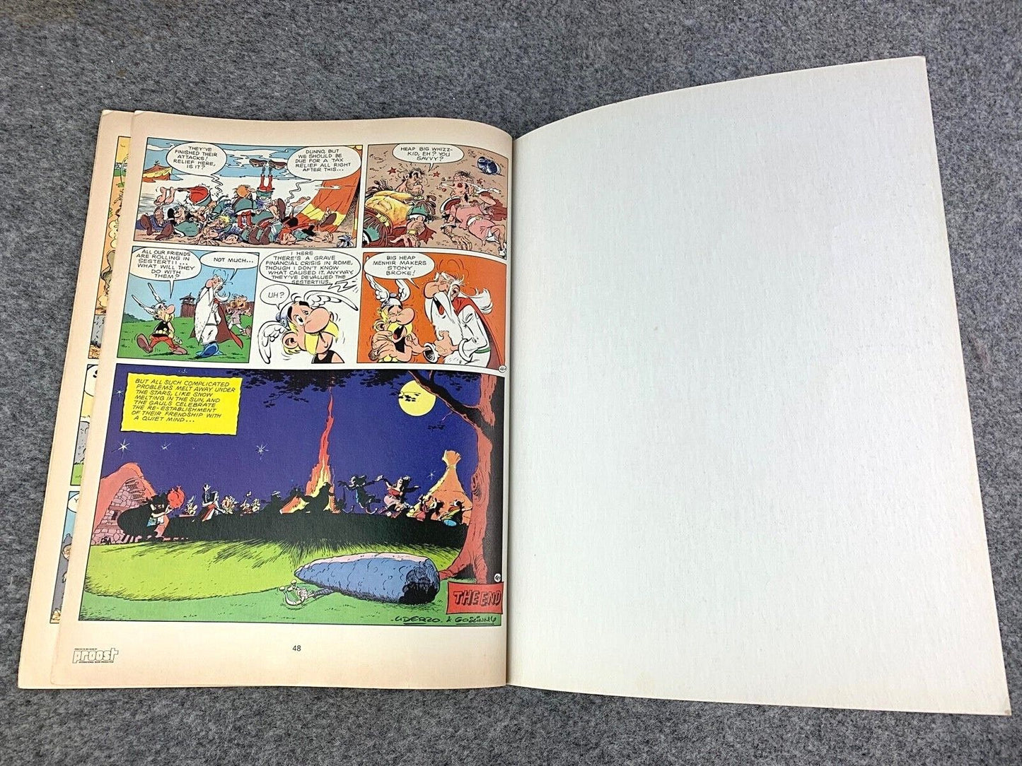 Obelix & Co - Asterix 1970/80s Hodder/Dargaud UK Edition Paperback Book Uderzo