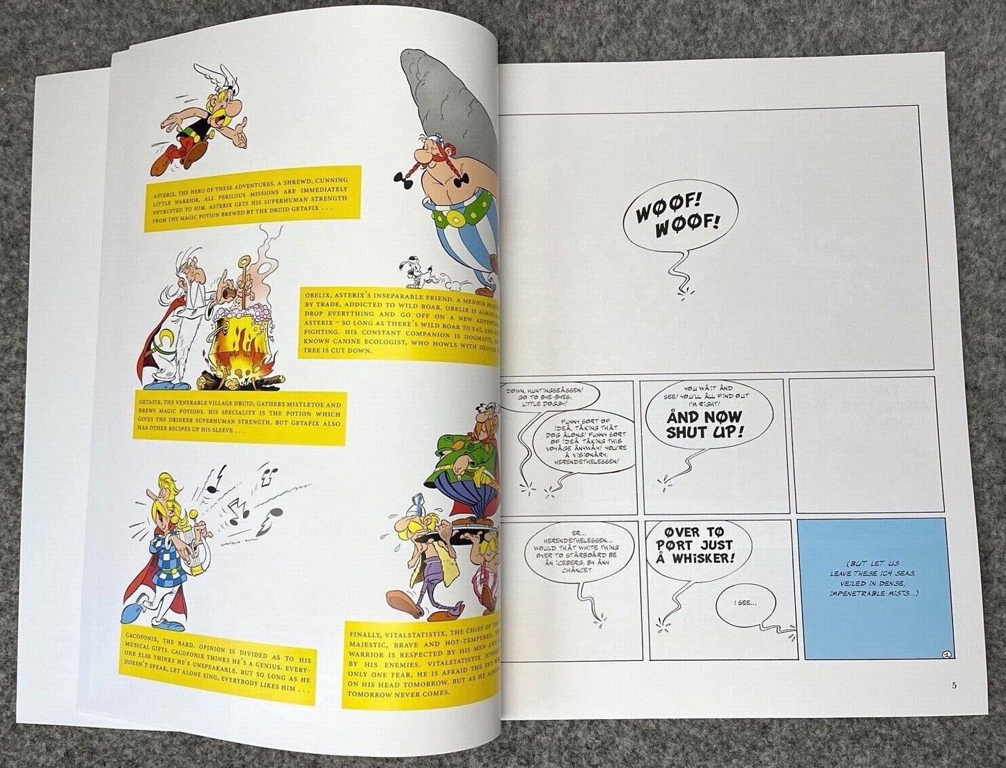Asterix & Great Crossing - 2000s Orion/Sphere UK Edition Paperback Book EO Uderzo