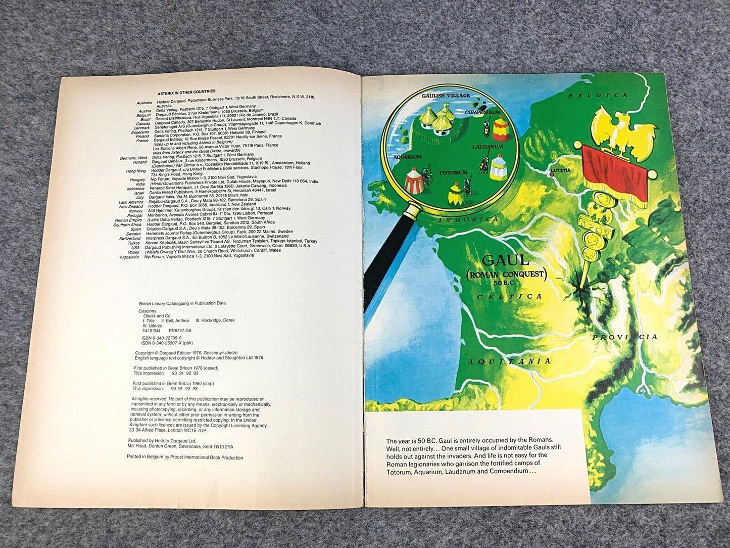 Obelix & Co - Asterix 1970/80s Hodder/Dargaud UK Edition Paperback Book Uderzo