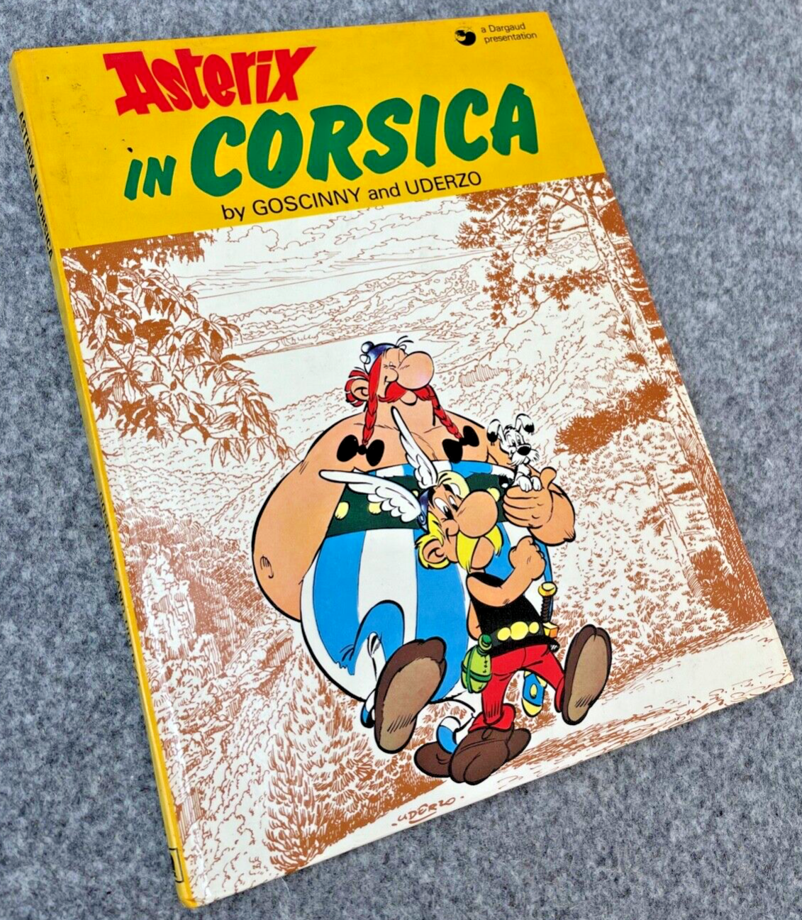 Asterix in Corsica: 1979 Hodder 1st UK Edition Hardback Book EO Uderzo