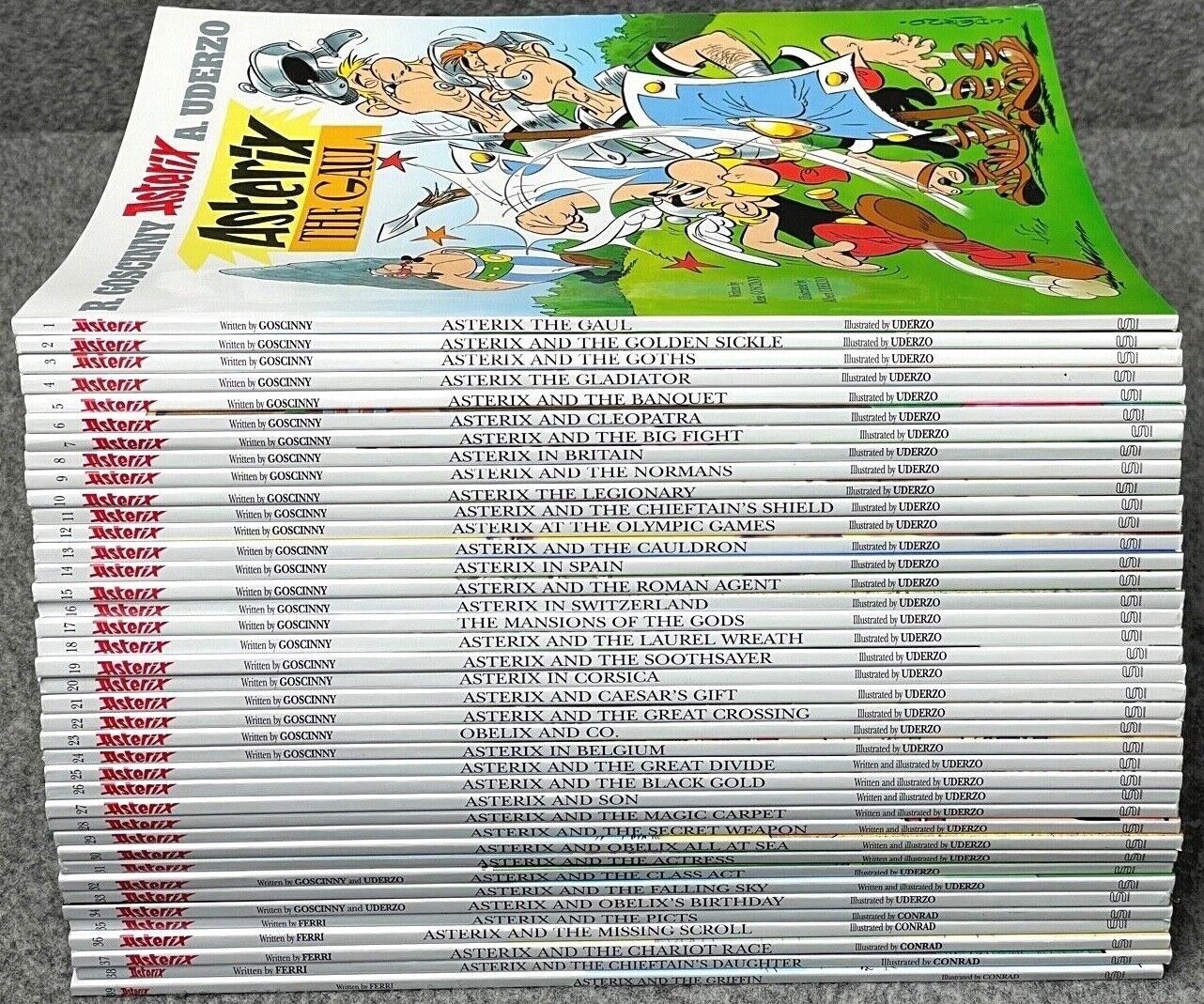 Adventures of Asterix & Obelix: Box Set x39 Sphere 2022 Paperback Comic books