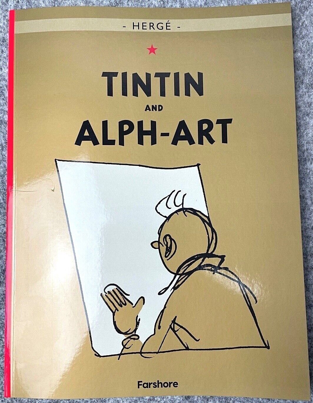 Tintin & Alph Art - Tintin Farshore 2000s UK Edition Book Paperback Herge