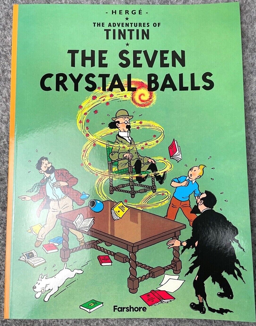 Seven Crystal Balls - Tintin Farshore 2000s UK Edition Book Paperback Herge