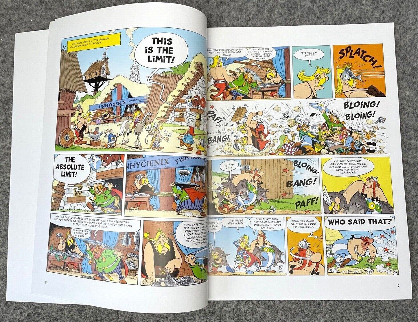 Asterix & Great Crossing - 2000s Orion/Sphere UK Edition Paperback Book EO Uderzo