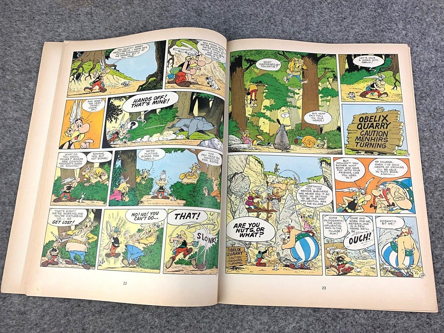 Obelix & Co - Asterix 1970/80s Hodder/Dargaud UK Edition Paperback Book Uderzo