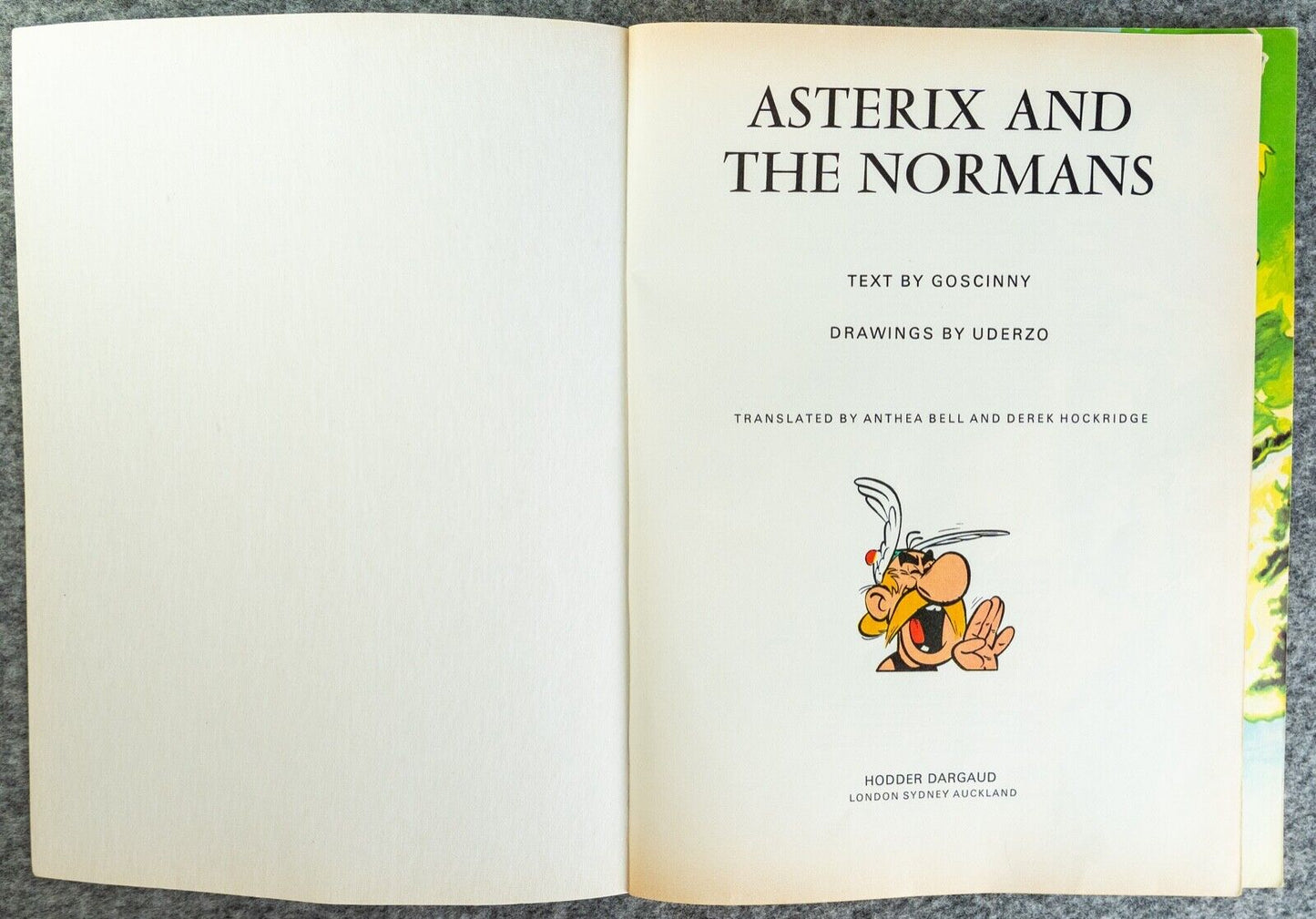 Asterix & the Normans - 1970/80s Hodder/Dargaud UK Edition Paperback Book Uderzo