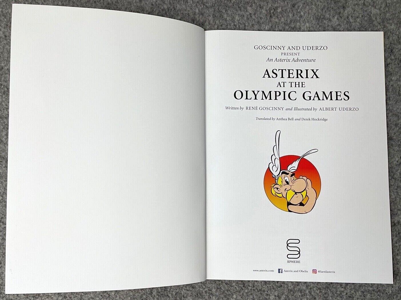 Asterix & Olympic Games - 2000s Orion/Sphere UK Edition Paperback Book EO Uderzo