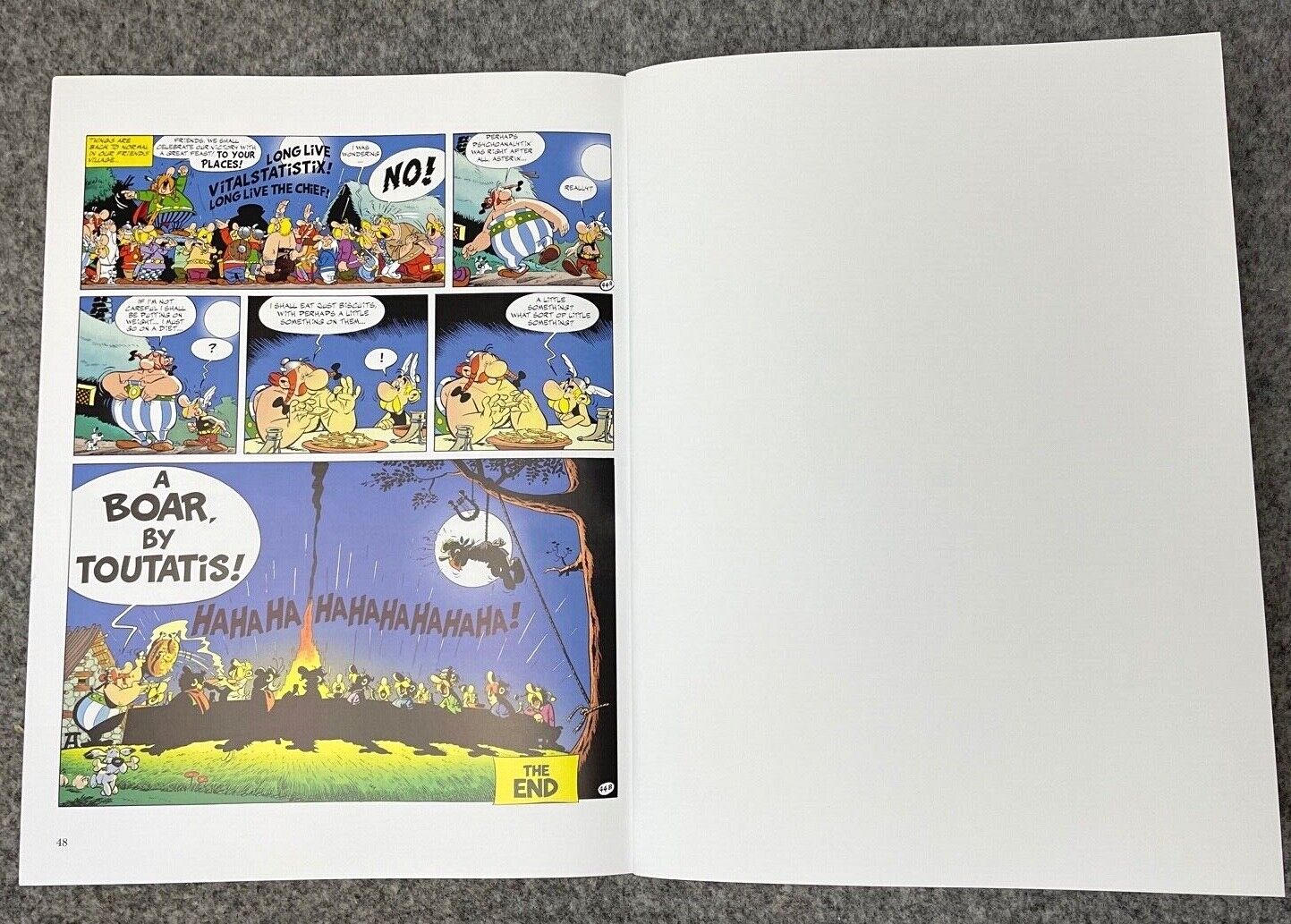 Asterix & Big Fight - 2000s Orion/Sphere UK Edition Paperback Book EO Uderzo