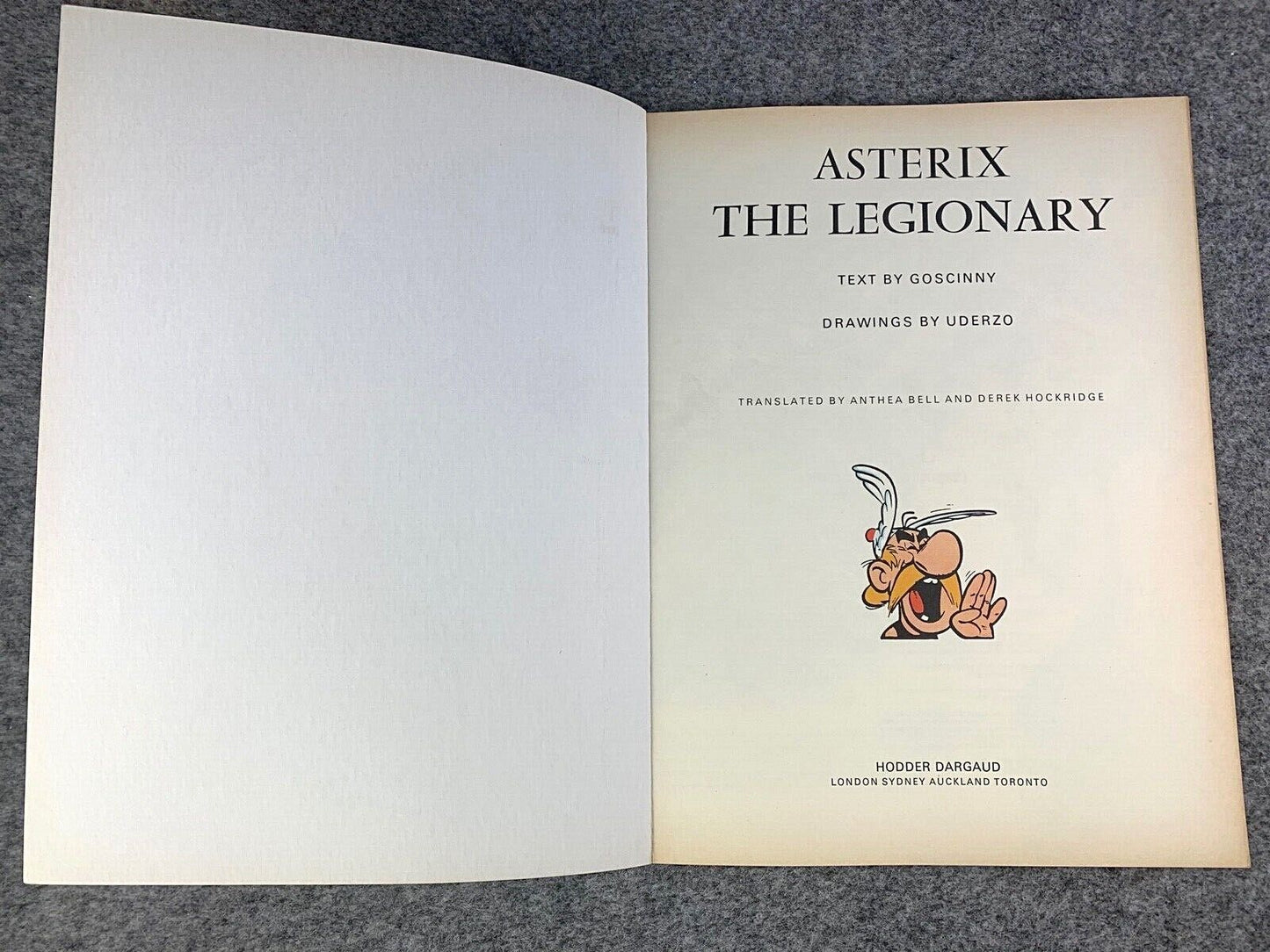 Asterix the Legionary - 1970/80s Hodder/Dargaud UK Edition Paperback Book Uderzo