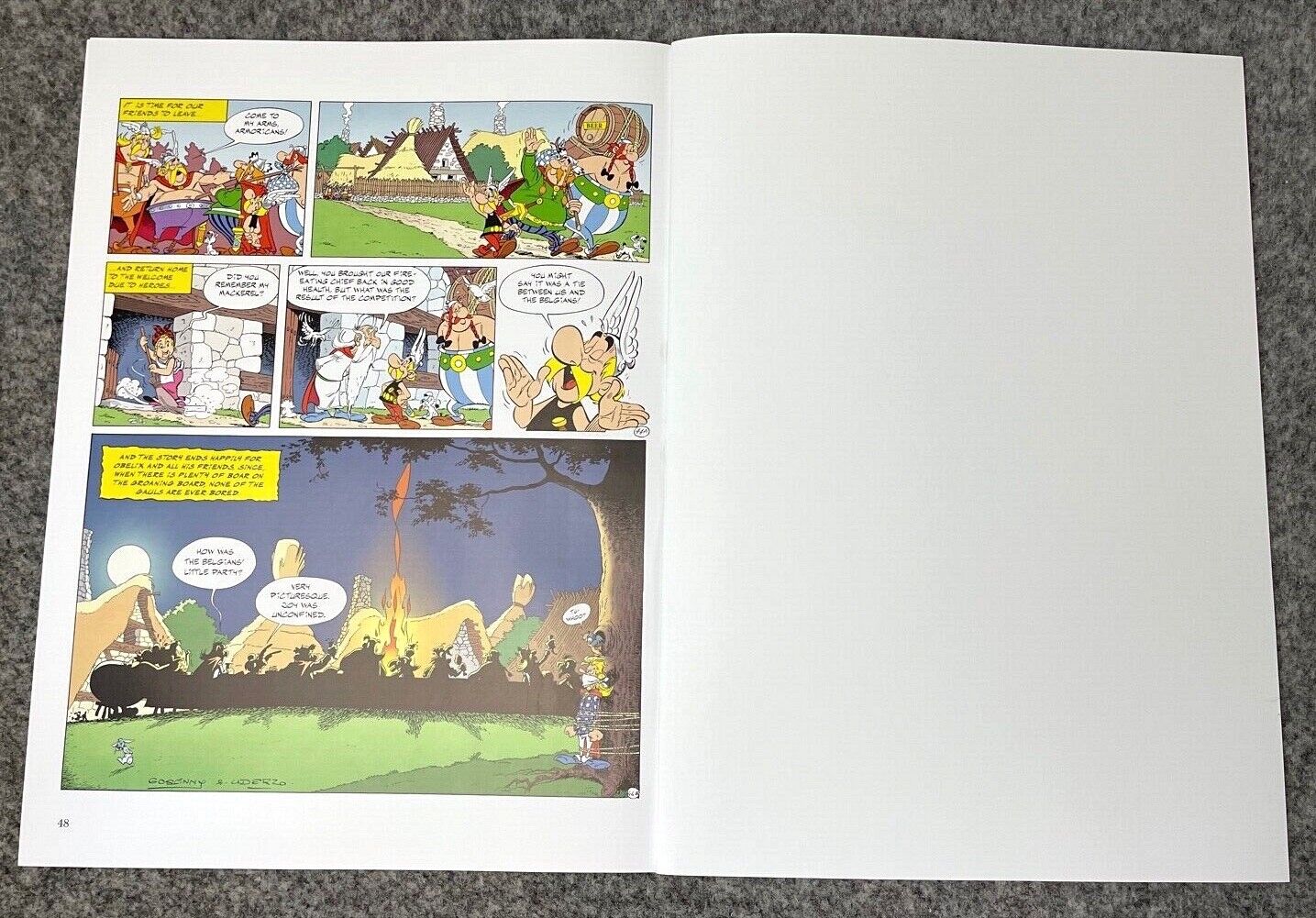 Asterix in Belgium - 2000s Orion/Sphere UK Edition Paperback Book EO Uderzo