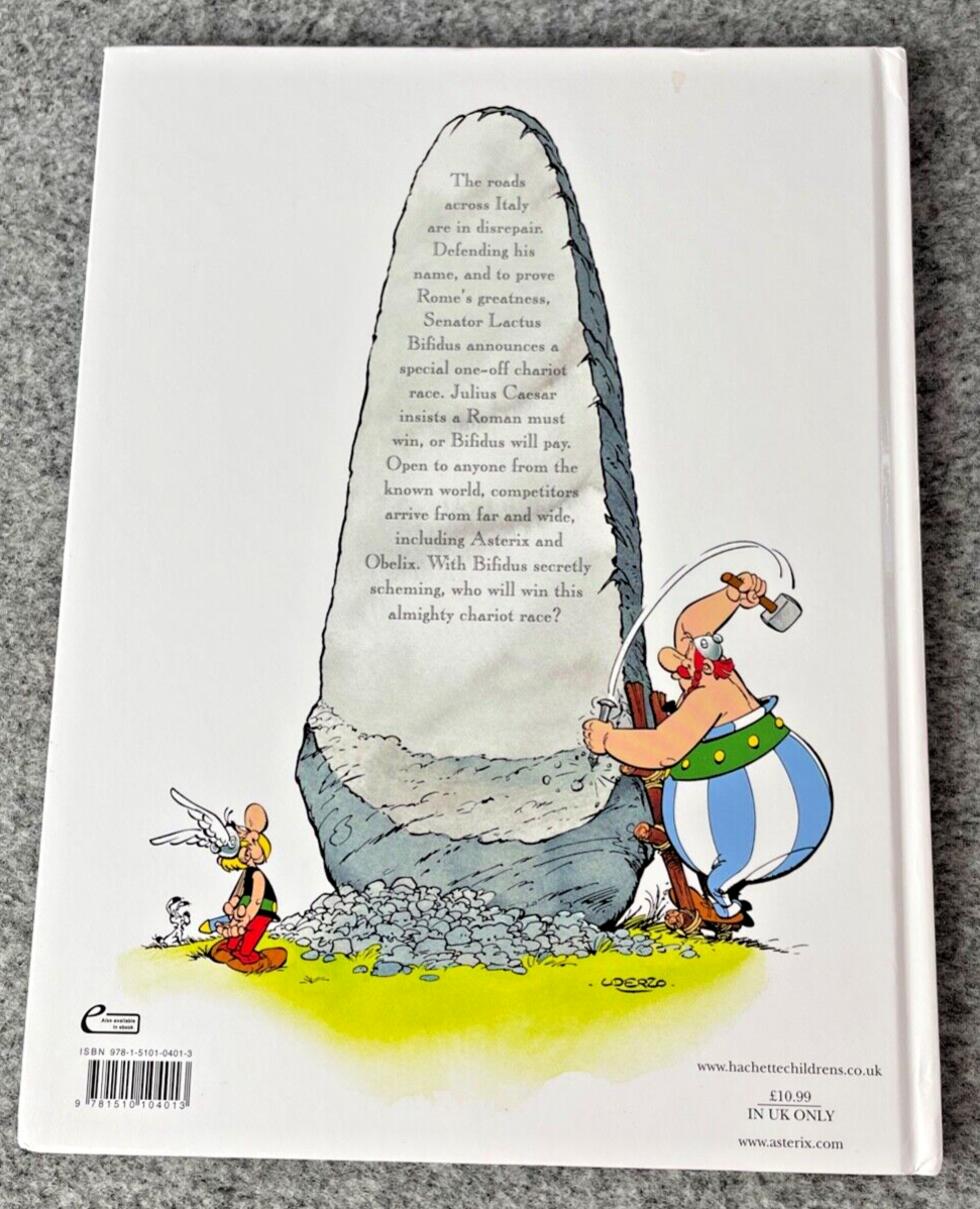 Asterix & Chariot Race - 2017 Orion 1st UK Edition Hardback Book EO Uderzo
