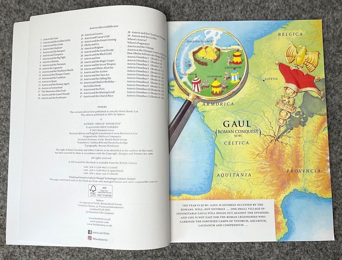 Obelix & Co - Asterix 2000s Orion/Sphere UK Edition Paperback Book EO Uderzo