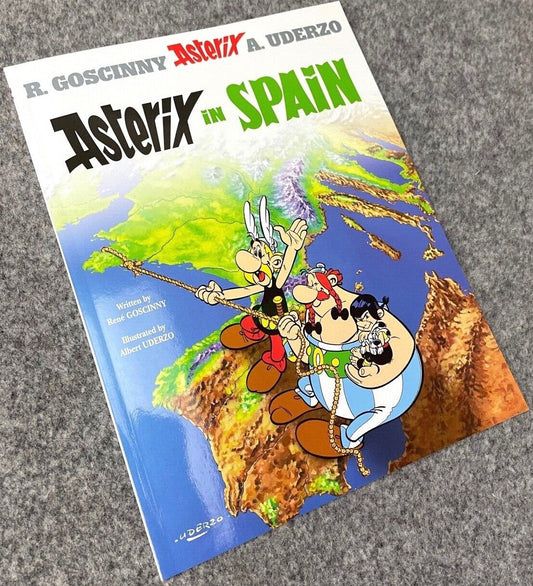 Asterix in Spain - 2000s Orion/Sphere UK Edition Paperback Book EO Uderzo
