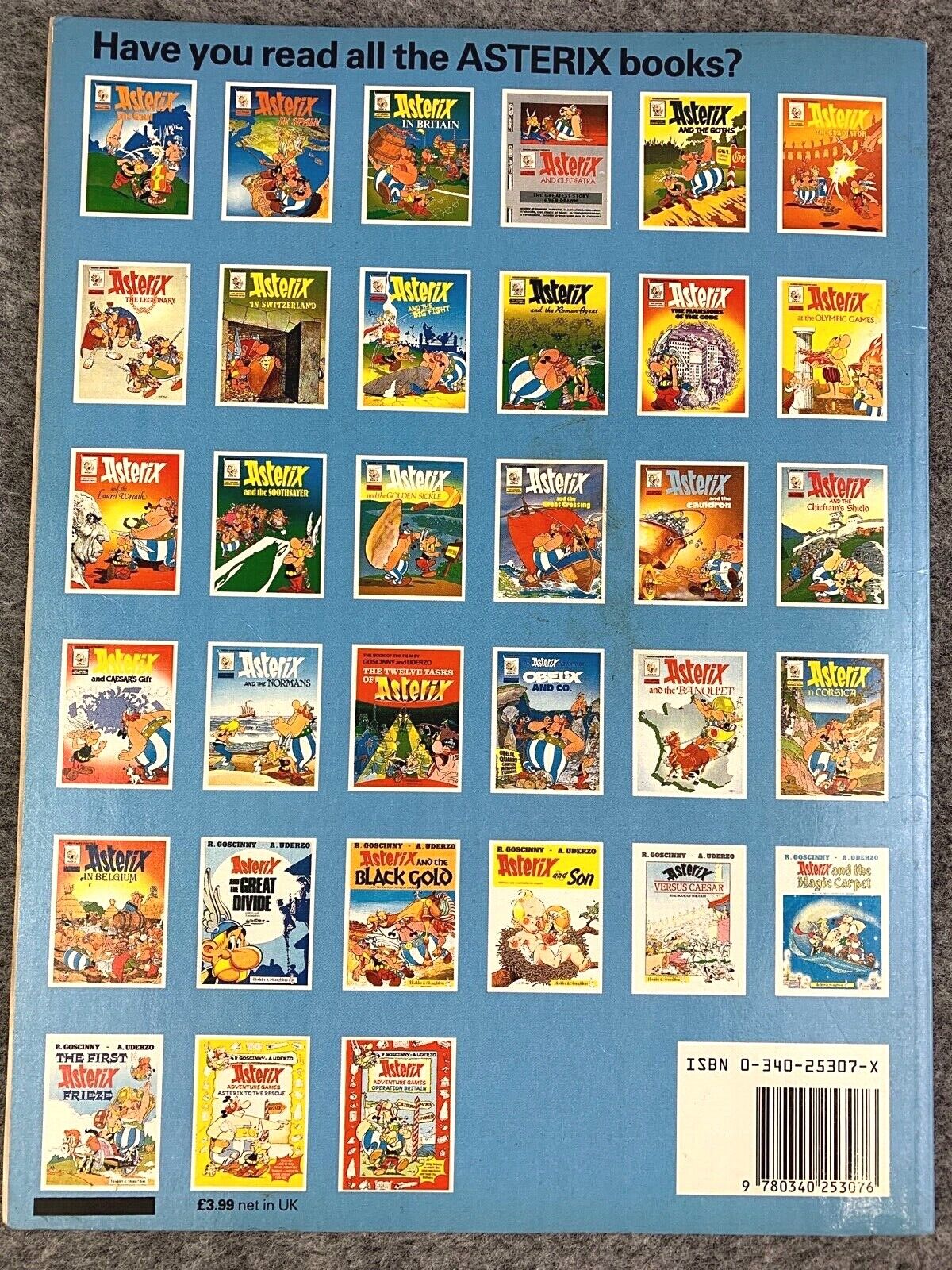 Obelix & Co - Asterix 1970/80s Hodder/Dargaud UK Edition Paperback Book Uderzo