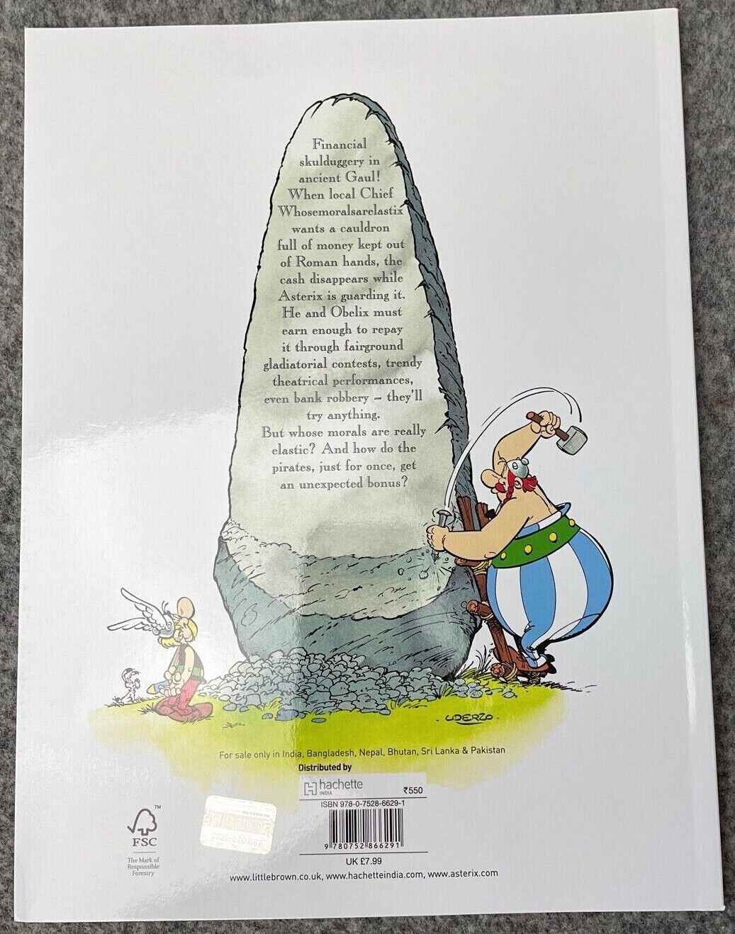 Asterix & Cauldron - 2000s Orion/Sphere UK Edition Paperback Book EO Uderzo