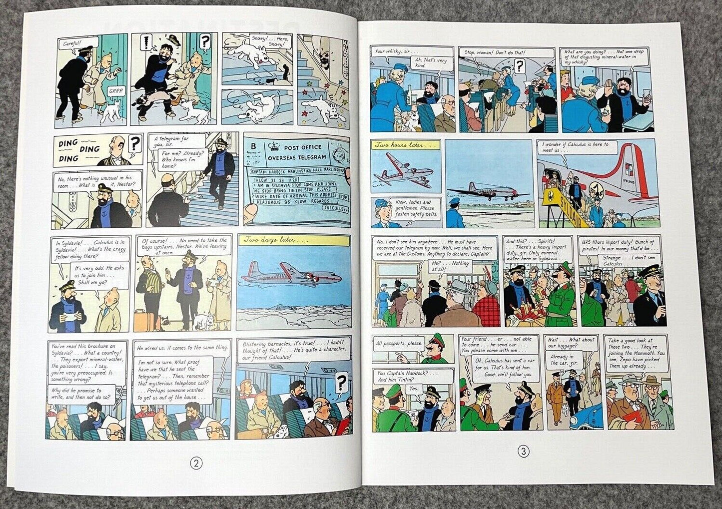 Destination Moon - Tintin Farshore 2000s UK Edition Book Paperback Herge