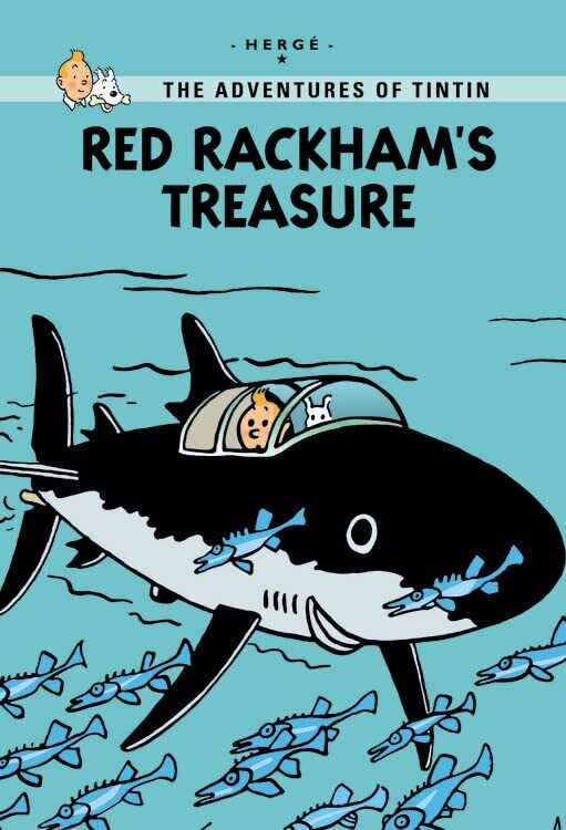 Red Racakham's Treasure - Tintin Young Readers Book UK 2013 Egmont Paperback Editions