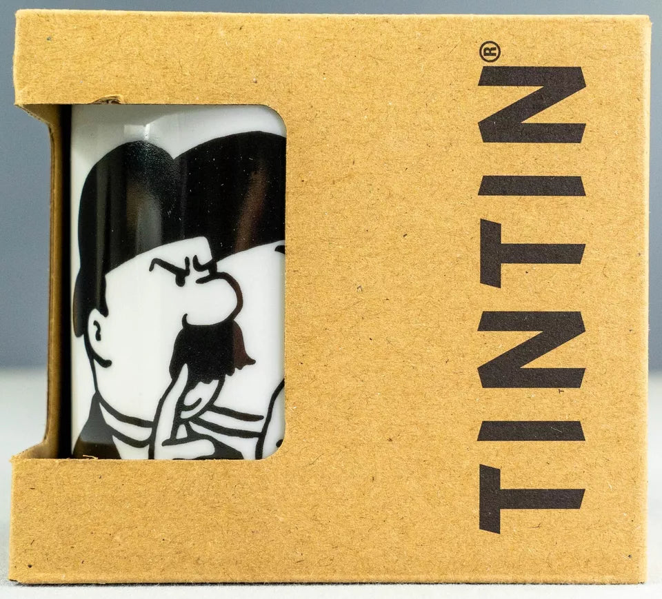 Moulinsart Tintin Calligraphy Character Mug 47981 : Thomson Black 2023