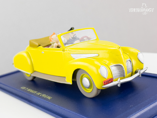 ATLAS TINTIN Car # 12 Lincoln Zephyr - 7 Crystal Balls Herge model Voiture 1/43 Scale