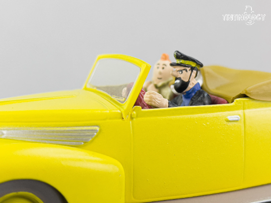 ATLAS TINTIN Car # 12 Lincoln Zephyr - 7 Crystal Balls Herge model Voiture 1/43 Scale