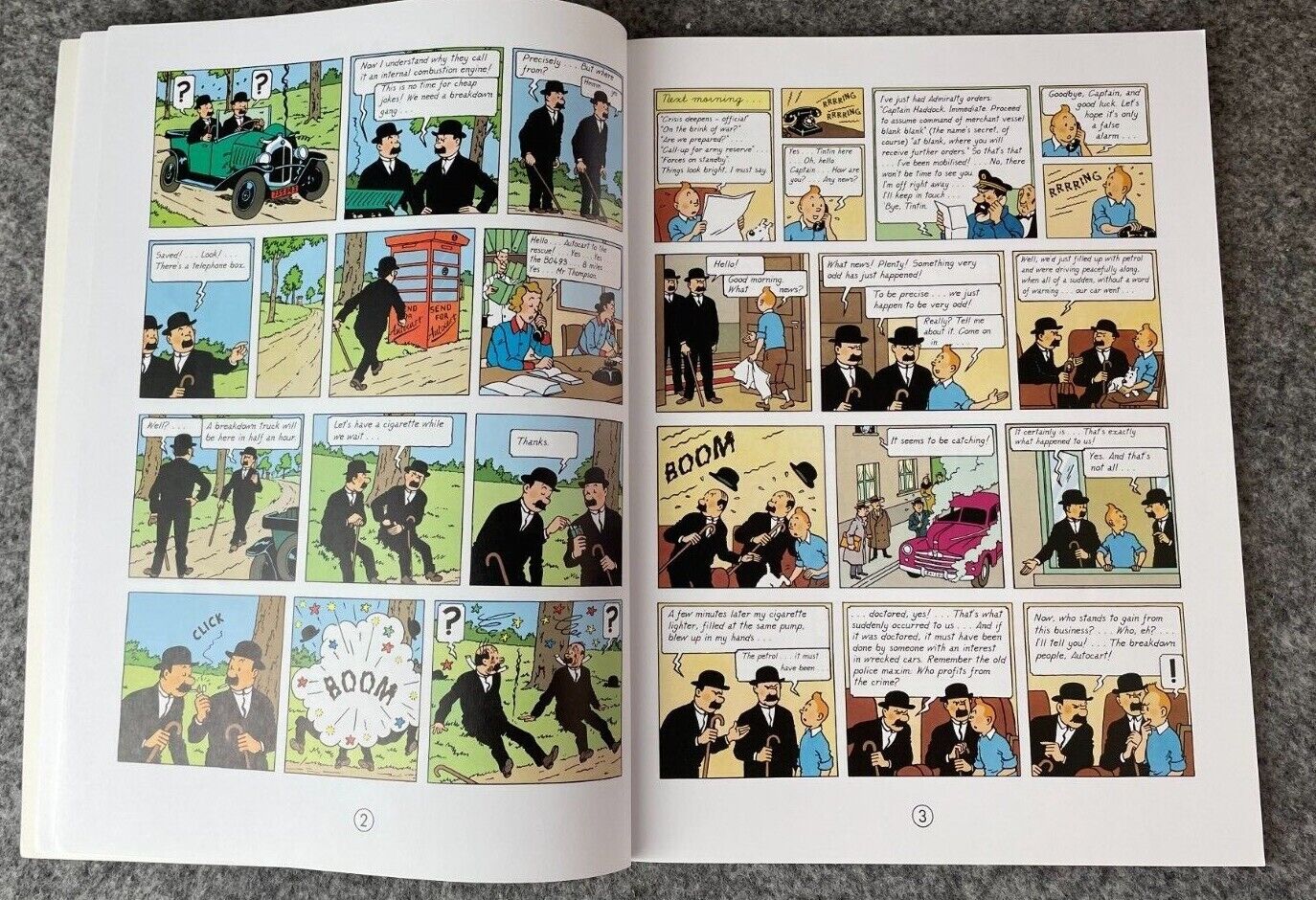 Land of Black Gold Tintin Book Egmont UK Paperback Edition