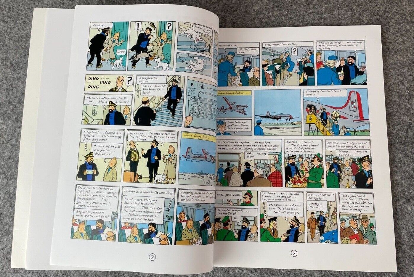 Destination Moon Tintin Book Egmont UK Paperback Edition
