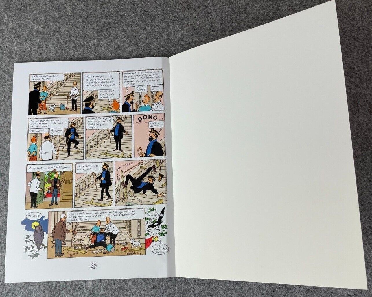 The Castafiore Emerald Tintin Book Egmont UK Paperback Edition