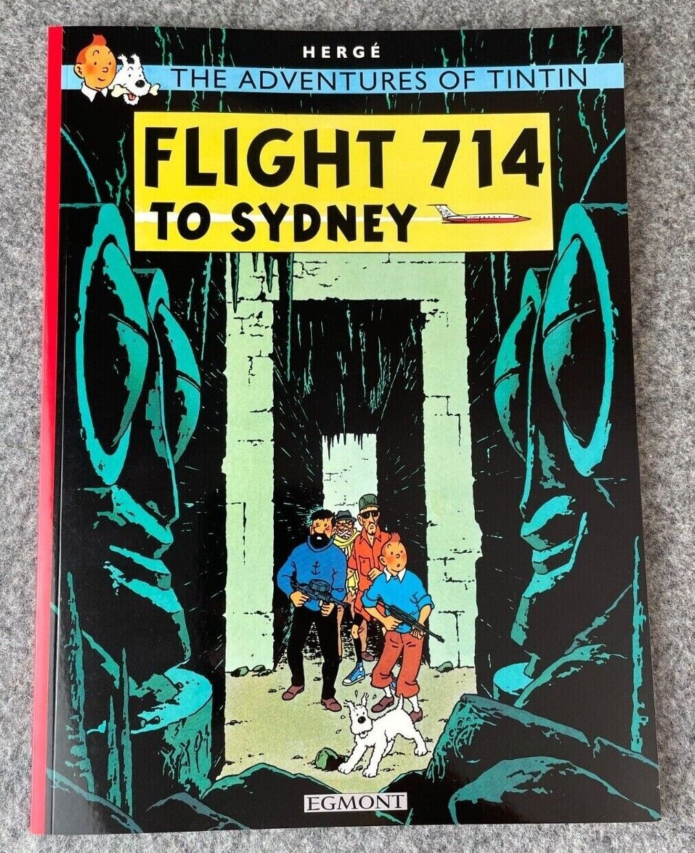Flight 714 Tintin Book Egmont UK Paperback Edition