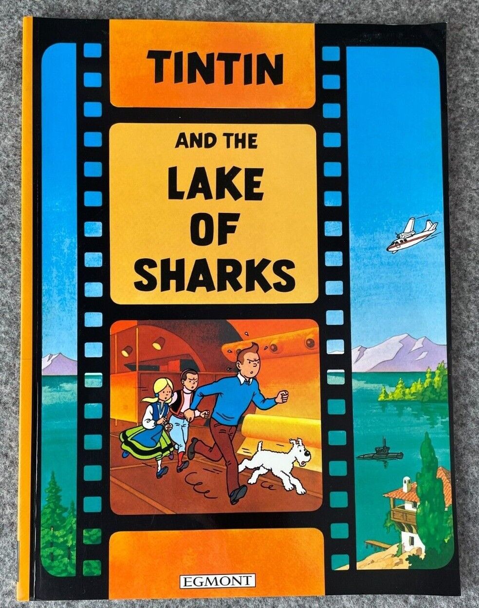 Tintin & the Lake of Sharks Tintin Book Egmont UK Paperback Edition