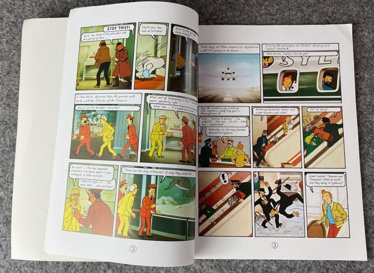 Tintin & the Lake of Sharks Tintin Book Egmont UK Paperback Edition