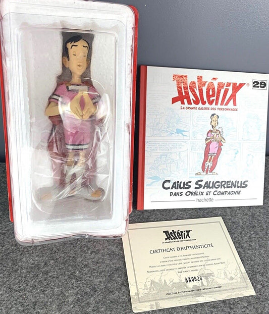 Hachette Asterix Figurine #29 Caius Saugrenus Ltd 18cm Grand Galerie Figure