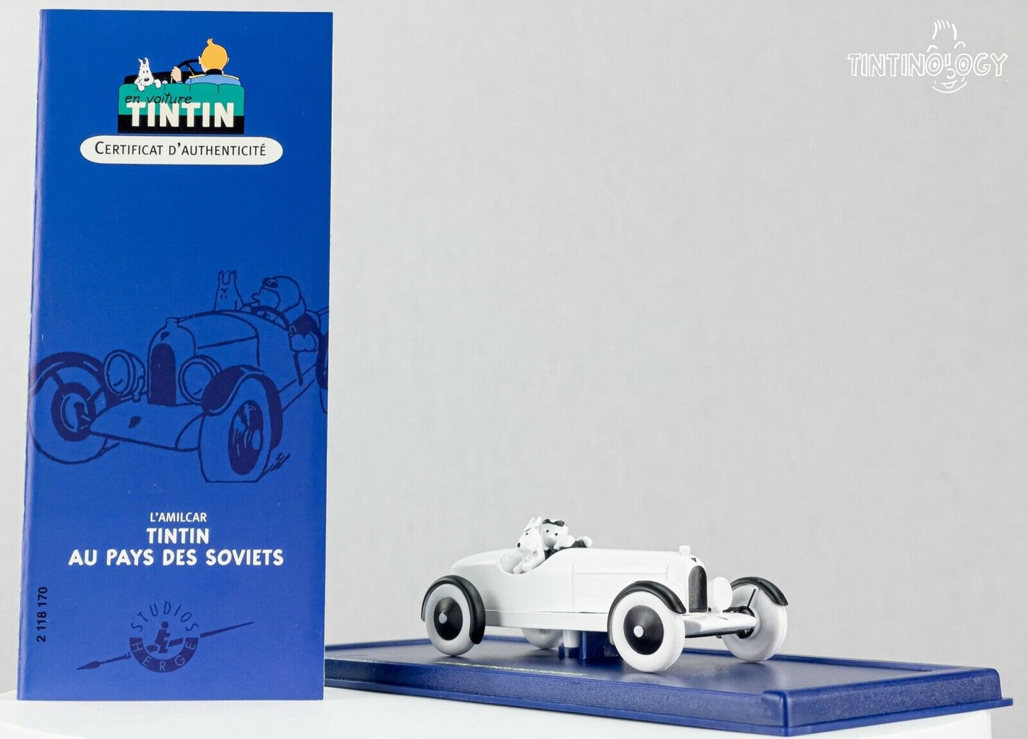 ATLAS TINTIN CAR # 70 L' Amilcar Land of Soviets Soviets Herge model car 1/43