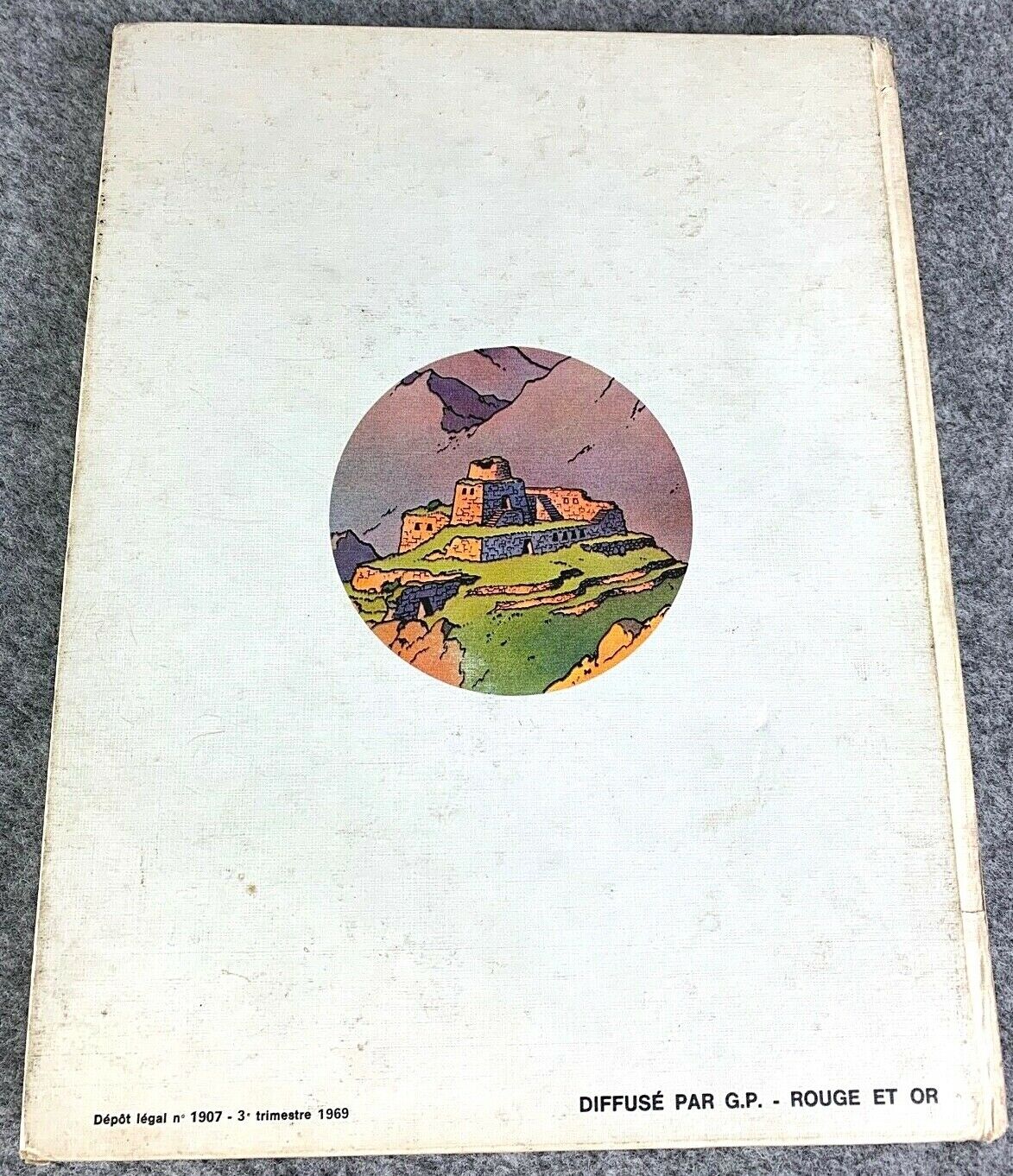TINTIN POP UP BOOK: TEMPLE DU SOLEIL Hallmark 1969 1st Edition EO HOP by Herge