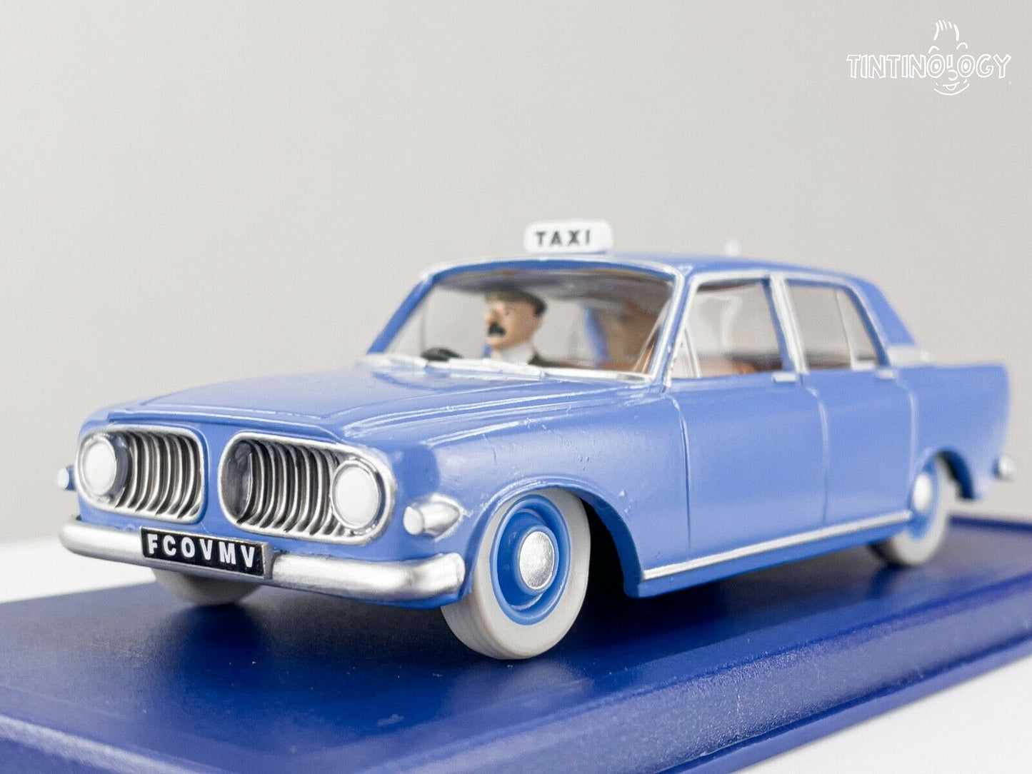 ATLAS TINTIN CAR # 45 Ford Zephyr - Black Island Herge model 1/43 Scale Voiture