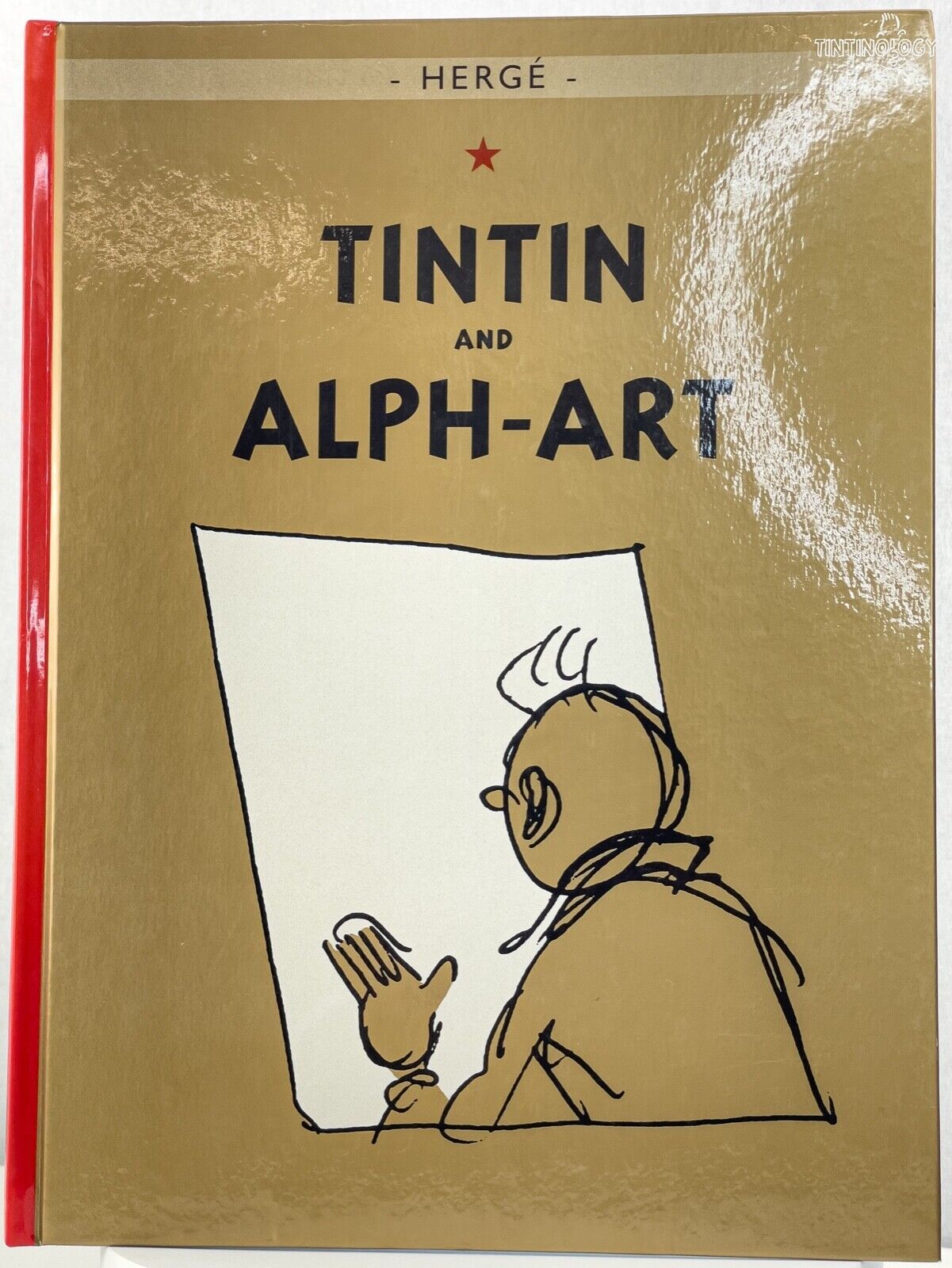 Tintin & Alph-Art - 1st UK Edition 2004 Egmont Hardback Comic Book by Herge
