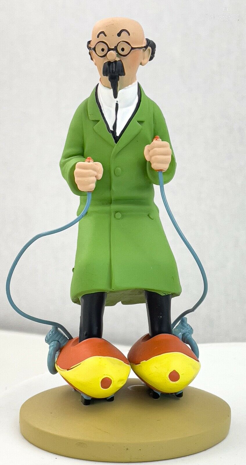Tintin Figurines Officielle # 57 Calculus on Motorskates Herge model Figure