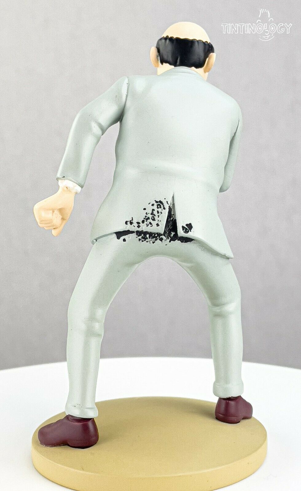Tintin Figurine Officielle # 12 Dr Muller: Black Island Herge model Figure