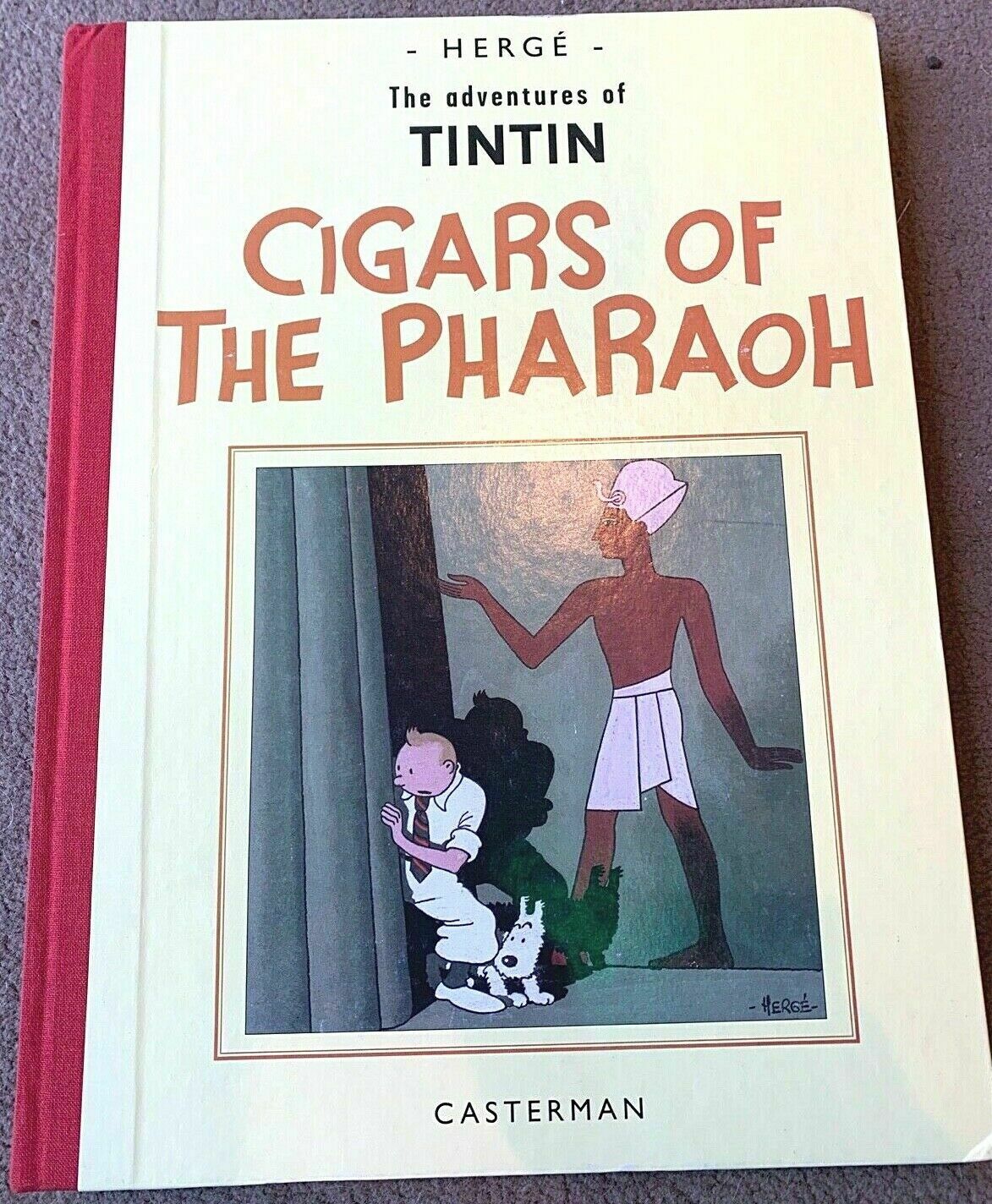 CIGARS OF THE PHARAOH Last Gasp 2006 1st Facsimile Edition Hardback B&W Tintin Book EO