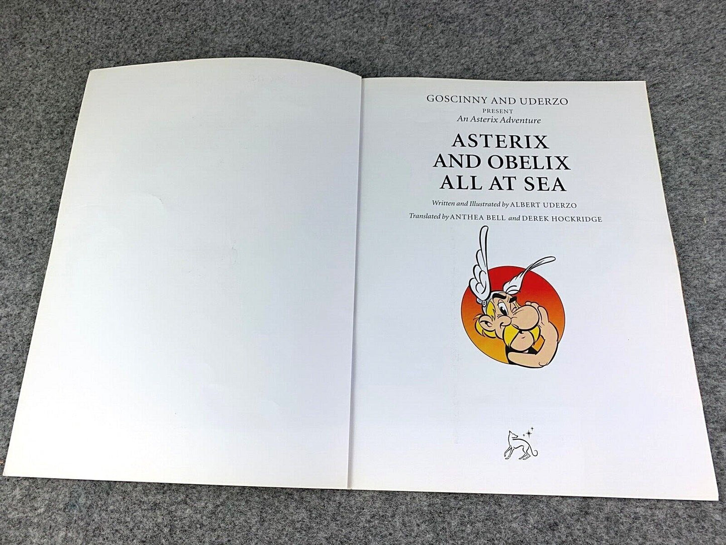 Asterix & Obelix All At Sea - 2000s Orion/Sphere UK Edition Paperback Book EO Uderzo