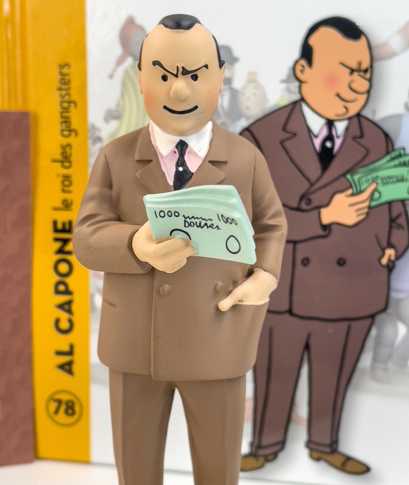 Tintin Figurine Officielle # 78 Al Capone: America ML Resin Model Figure